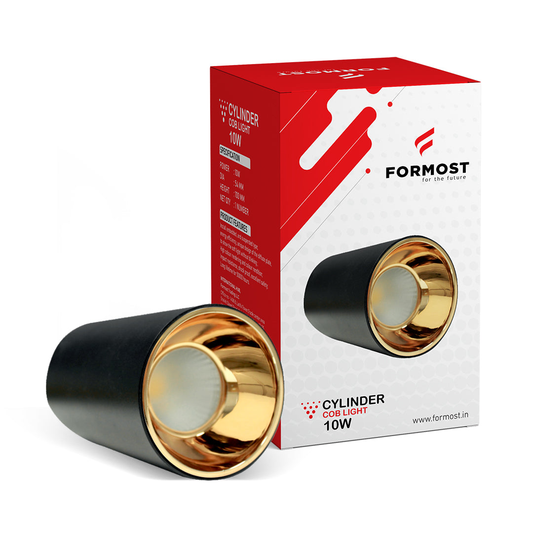 10W Spotlight COB Cylinder Round