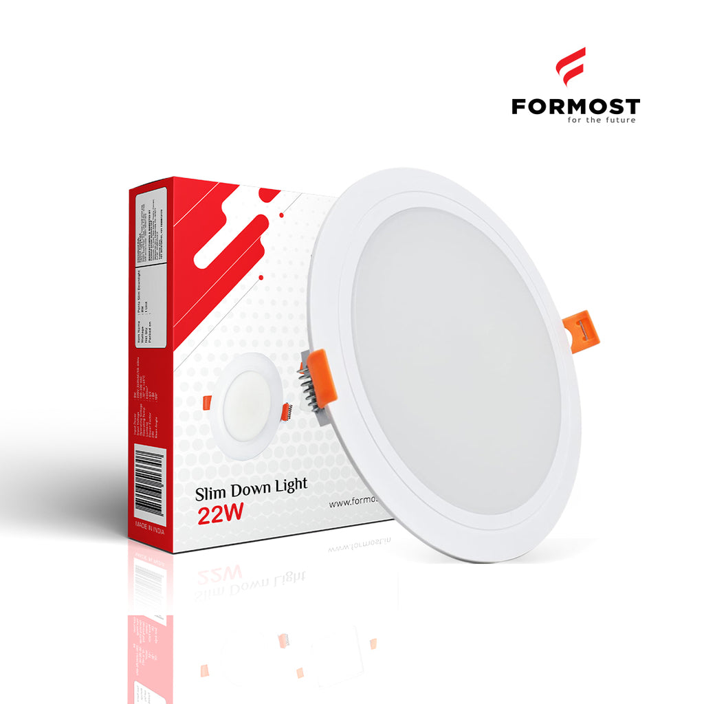 22W Slim Recess Panel Light (Round)