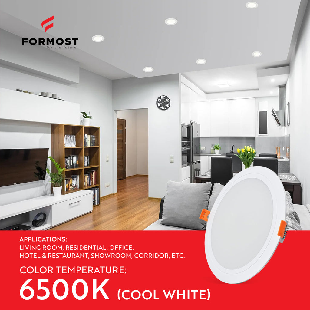 22W Slim Recess Panel Light (Round)