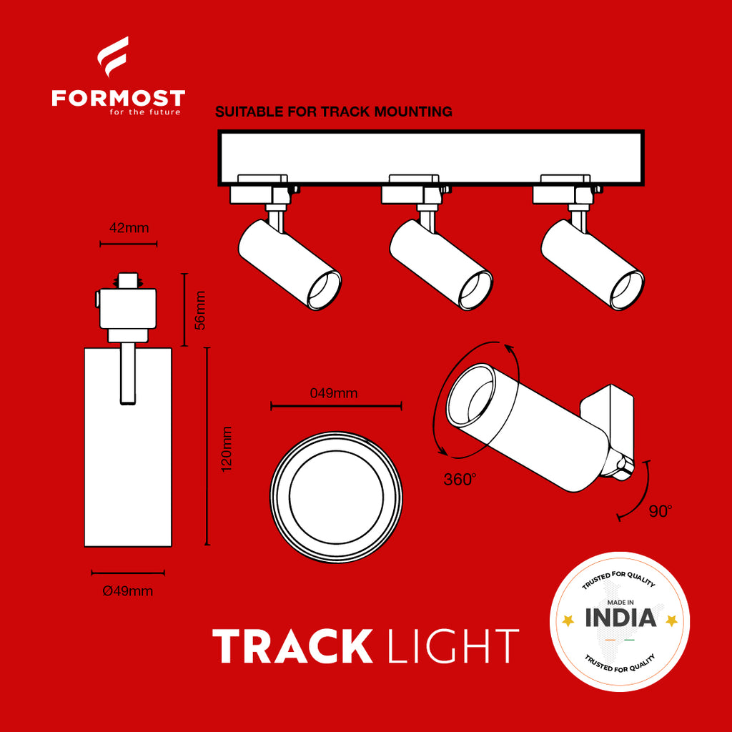 20W LED Track Light