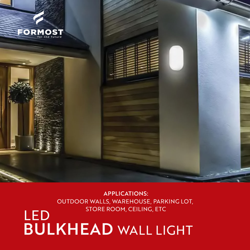 LED OVAL BULK HEAD WALL LIGHT – 20W Durable Outdoor Lighting for Reliable Performance