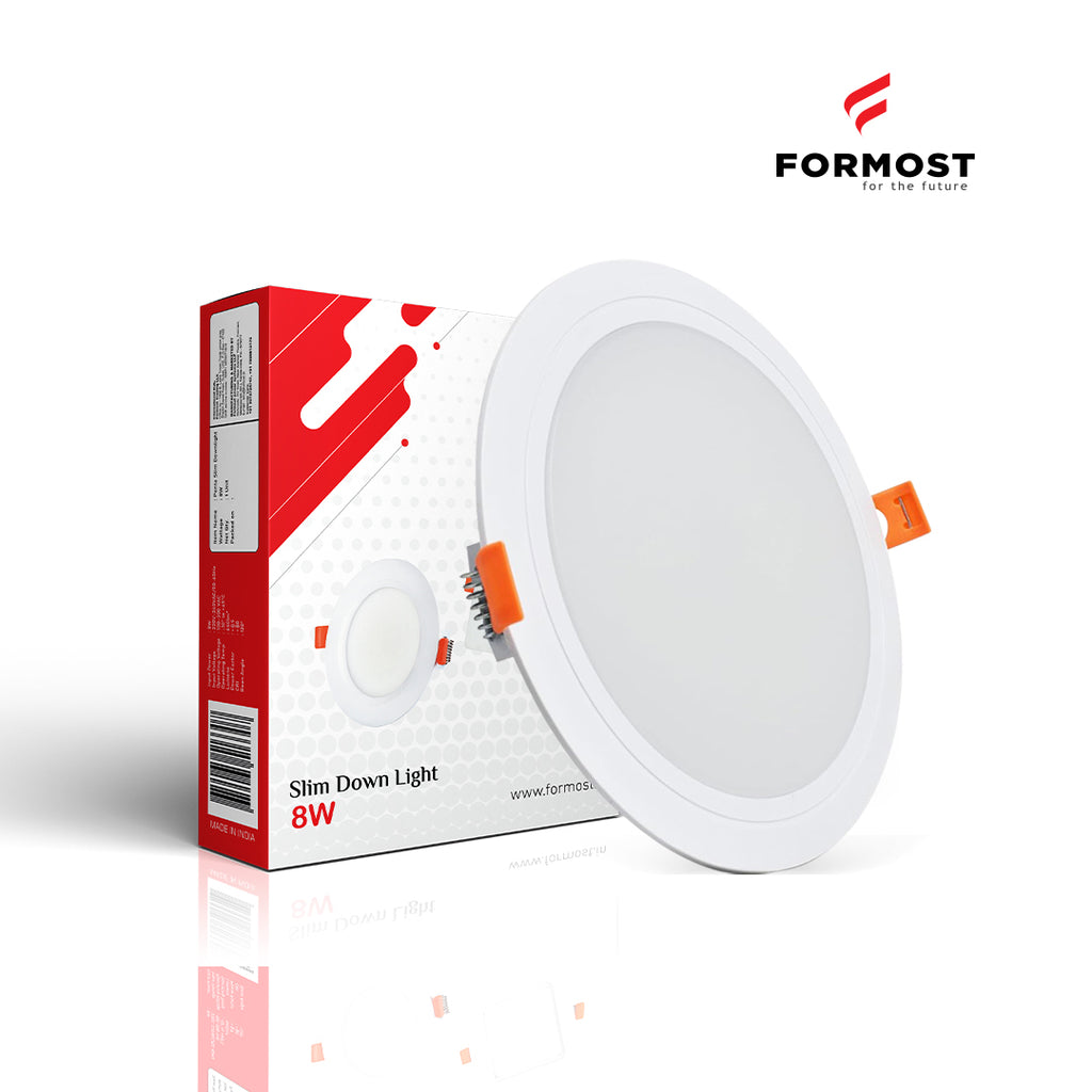 8W Slim Recess Panel Light (Round)