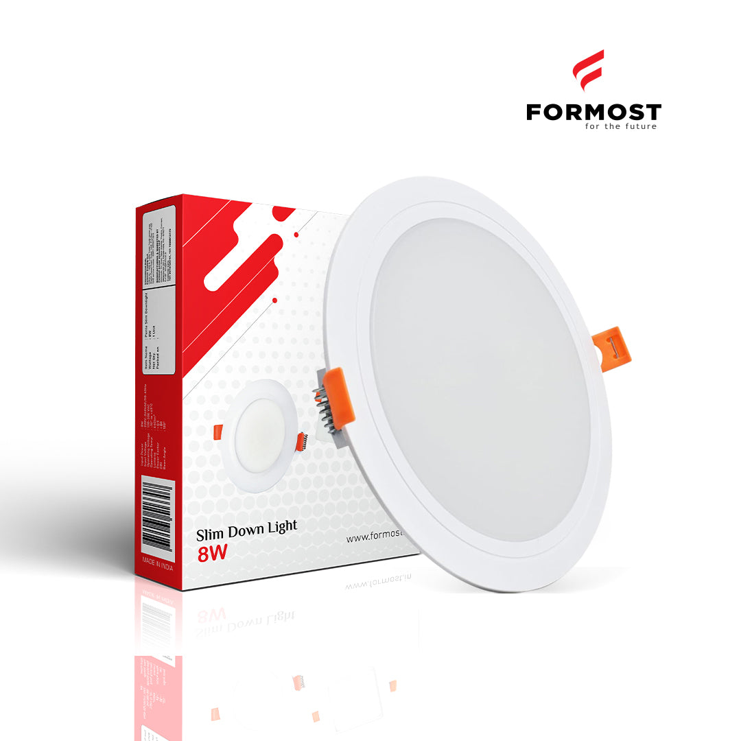 8W Slim Recess Panel Light (Round)