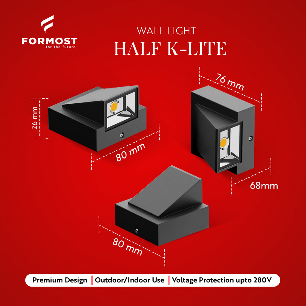 WALL LIGHT HALF K-LITE